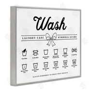 Lettered and Lined | Wash Laundry Care Bow Accent