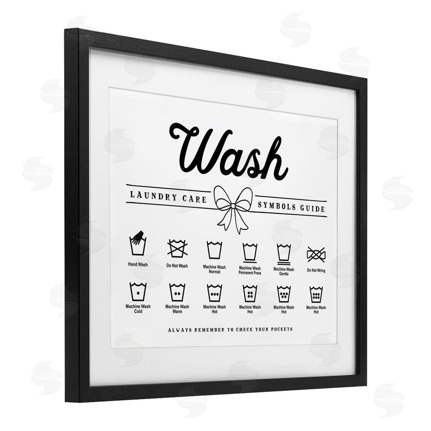 Lettered and Lined | Wash Laundry Care Bow Accent