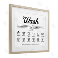 Lettered and Lined | Wash Laundry Care Bow Accent