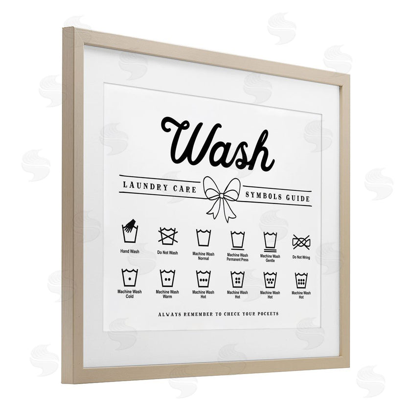 Lettered and Lined | Wash Laundry Care Bow Accent