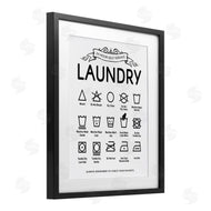 Lettered and Lined | Laundry Care Symbols with Banner
