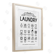Lettered and Lined | Laundry Care Symbols with Banner