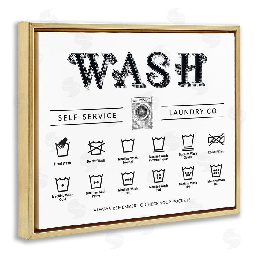 Lettered and Lined | Wash Cycles Instructions
