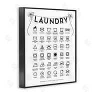 Lettered and Lined | Laundry Symbols with Vintage Ribbons