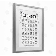 Lettered and Lined | Laundry Symbols with Vintage Ribbons