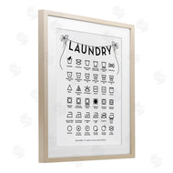 Lettered and Lined | Laundry Symbols with Vintage Ribbons