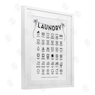 Lettered and Lined | Laundry Symbols with Vintage Ribbons