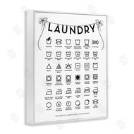 Lettered and Lined | Laundry Symbols with Vintage Ribbons