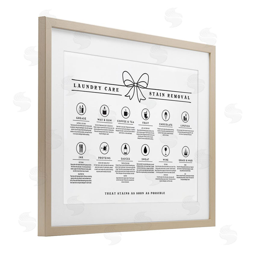 Lettered and Lined | Laundry Care Stain Removal Guide
