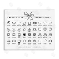 Lettered and Lined | Laundry Care Symbols Guide