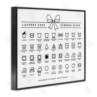 Lettered and Lined | Laundry Care Symbols Guide