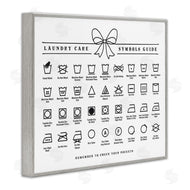 Lettered and Lined | Laundry Care Symbols Guide