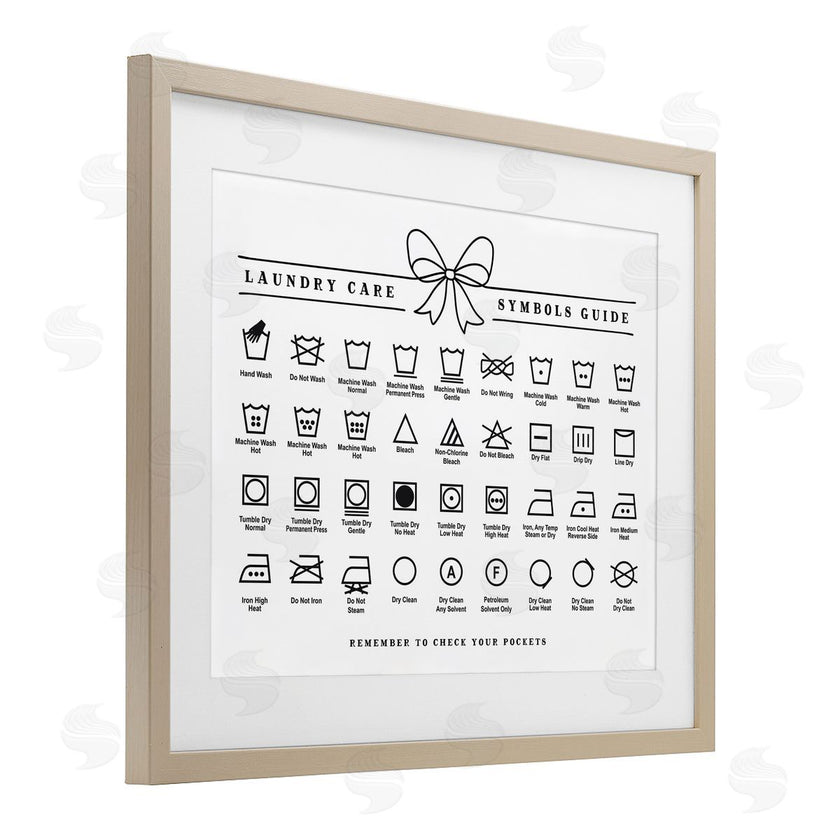 Lettered and Lined | Laundry Care Symbols Guide