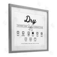 Lettered and Lined | Dry Laundry Symbols Bow Detail