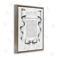 Lettered and Lined | Laundry Definition Vintage Bow