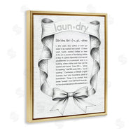 Lettered and Lined | Laundry Definition Vintage Bow
