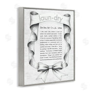 Lettered and Lined | Laundry Definition Vintage Bow