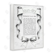 Lettered and Lined | Laundry Definition Vintage Bow