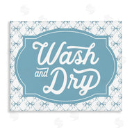 Lettered and Lined | Wash & Dry with Bow Pattern
