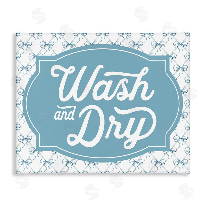 Lettered and Lined | Wash & Dry with Bow Pattern