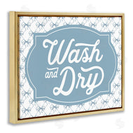 Lettered and Lined | Wash & Dry with Bow Pattern