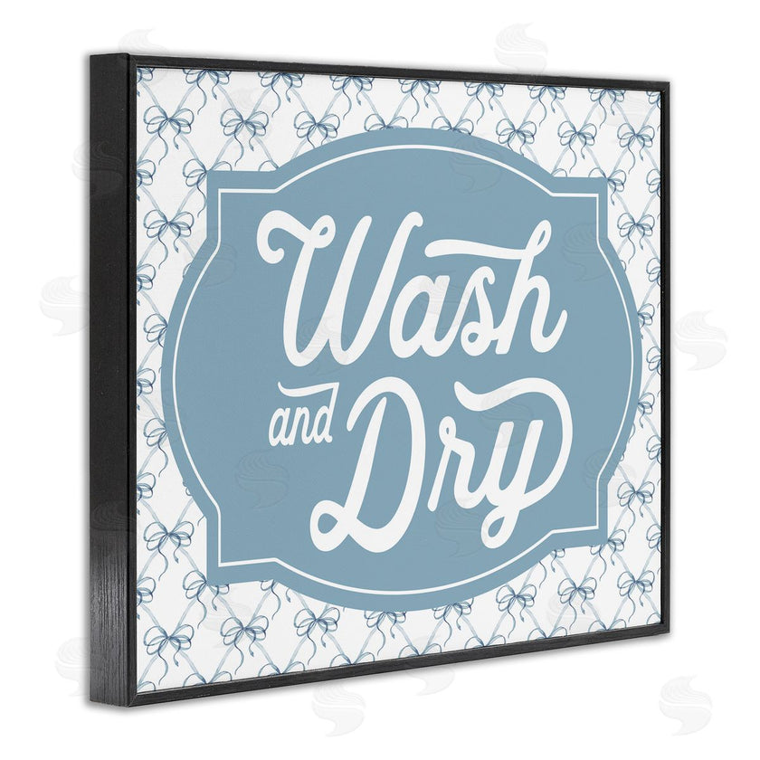 Lettered and Lined | Wash & Dry with Bow Pattern