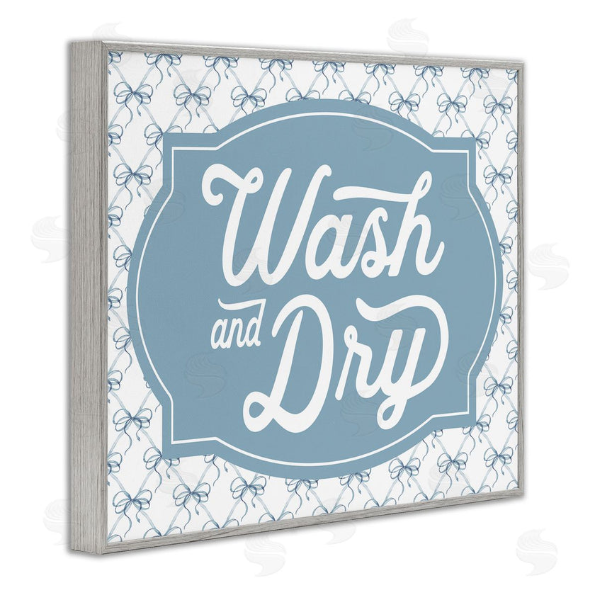 Lettered and Lined | Wash & Dry with Bow Pattern