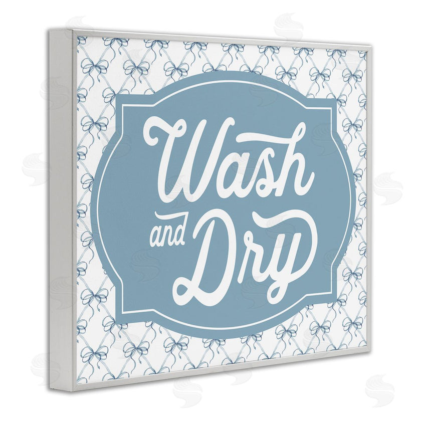 Lettered and Lined | Wash & Dry with Bow Pattern