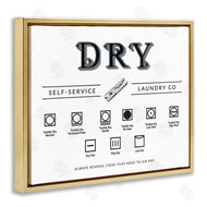 Lettered and Lined | Dry Cycle Instructions Chart