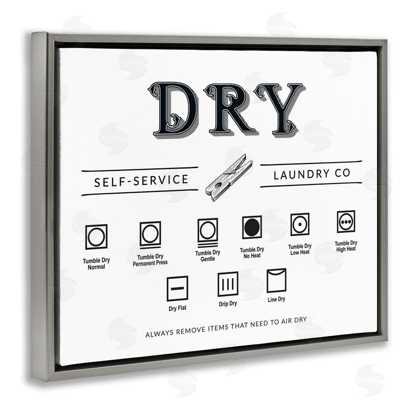 Lettered and Lined | Dry Cycle Instructions Chart