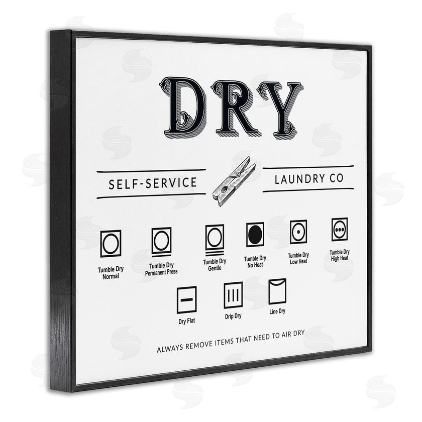 Lettered and Lined | Dry Cycle Instructions Chart