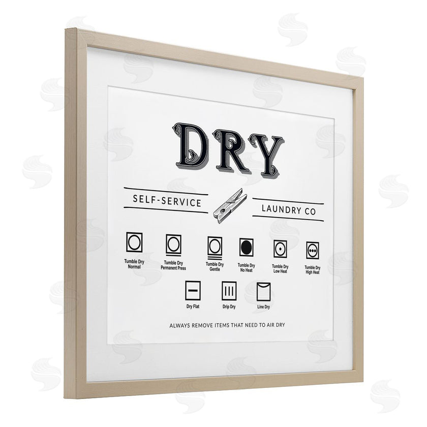 Lettered and Lined | Dry Cycle Instructions Chart