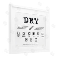 Lettered and Lined | Dry Cycle Instructions Chart