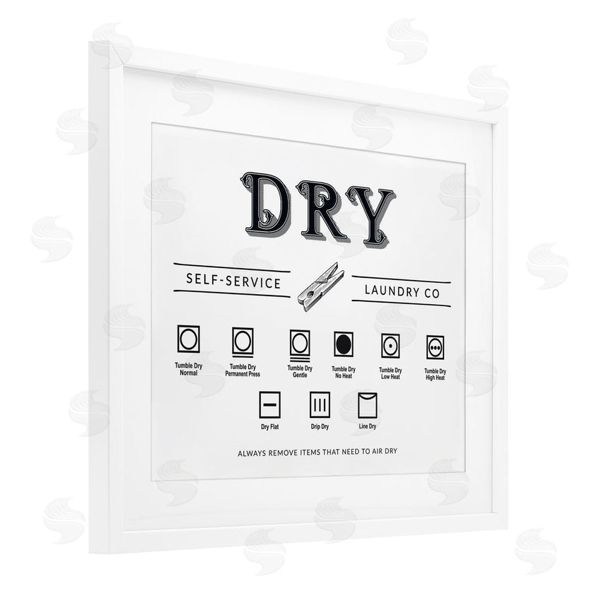 Lettered and Lined | Dry Cycle Instructions Chart