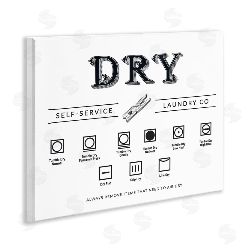 Lettered and Lined | Dry Cycle Instructions Chart