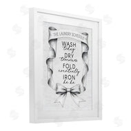 Lettered and Lined | Elegant Banner Laundry Schedule