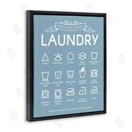 Lettered and Lined | Blue Vintage Laundry Guide