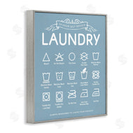 Lettered and Lined | Blue Vintage Laundry Guide