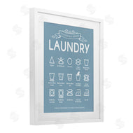 Lettered and Lined | Blue Vintage Laundry Guide