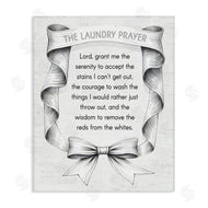 Lettered and Lined | Vintage Ribbon Laundry Prayer