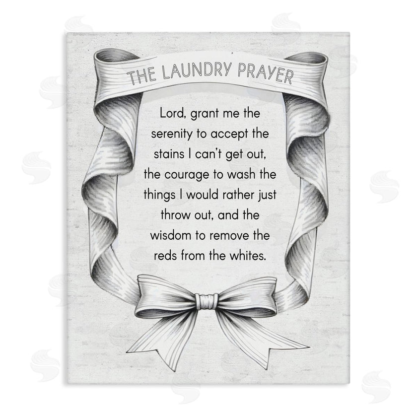 Lettered and Lined | Vintage Ribbon Laundry Prayer