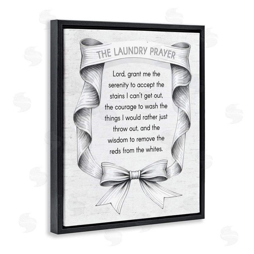 Lettered and Lined | Vintage Ribbon Laundry Prayer