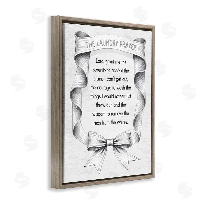 Lettered and Lined | Vintage Ribbon Laundry Prayer