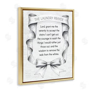 Lettered and Lined | Vintage Ribbon Laundry Prayer
