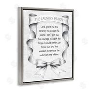 Lettered and Lined | Vintage Ribbon Laundry Prayer