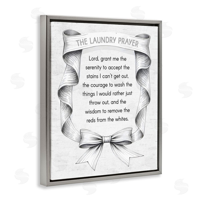 Lettered and Lined | Vintage Ribbon Laundry Prayer
