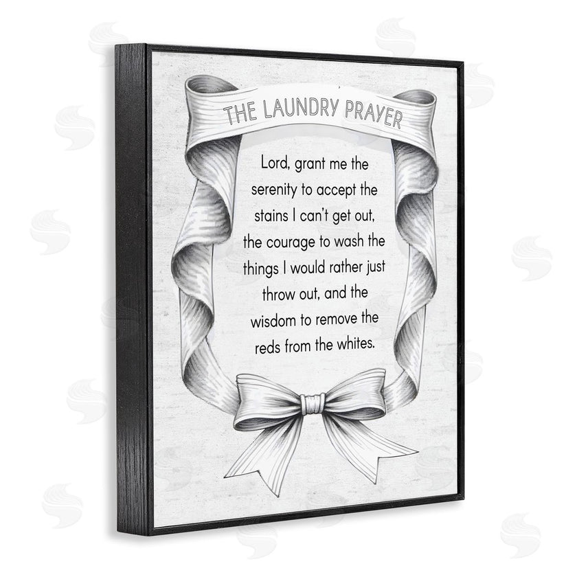 Lettered and Lined | Vintage Ribbon Laundry Prayer