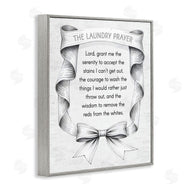 Lettered and Lined | Vintage Ribbon Laundry Prayer