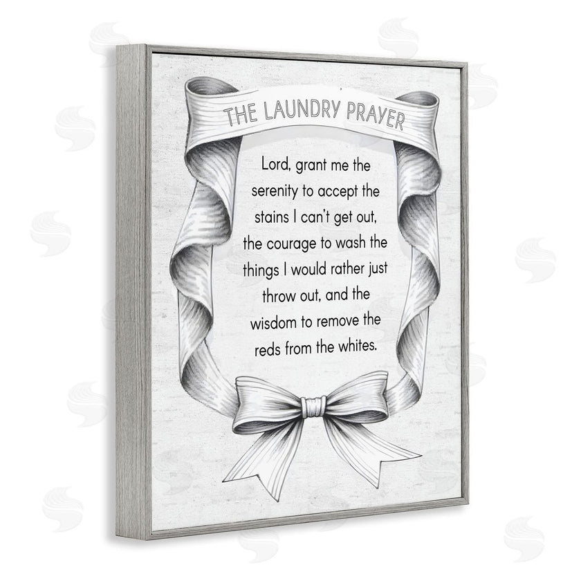 Lettered and Lined | Vintage Ribbon Laundry Prayer