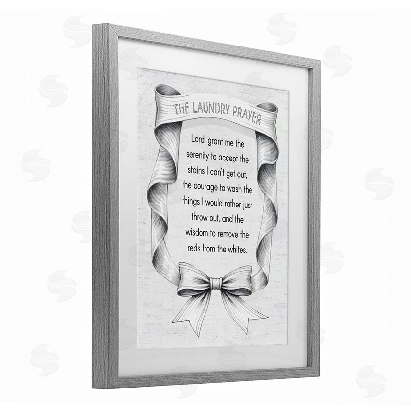 Lettered and Lined | Vintage Ribbon Laundry Prayer